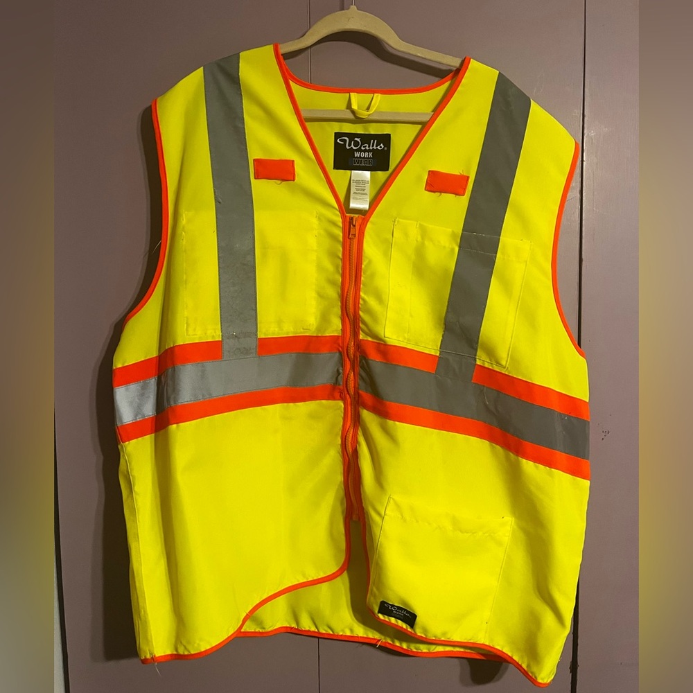 Mens Walls Work Wear Hi-Vis Vest